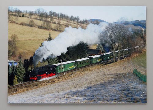 Eisenbahn postkarte dampflok - postkarte,