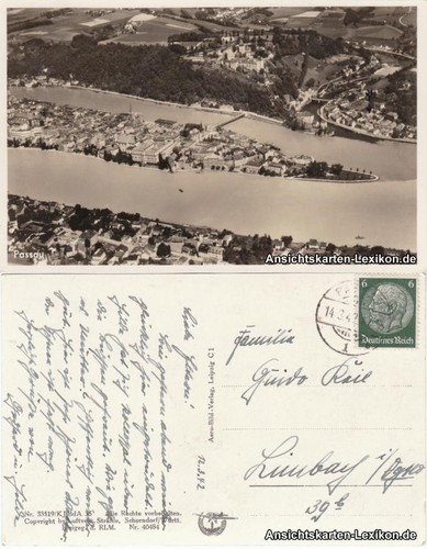 Ansichtskarte passau - ansichtskarte,