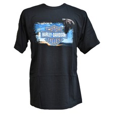 HD T-Shirt  Adler blau Harley Davidson NEU