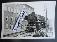 (5537A) Altes Foto Dampflok