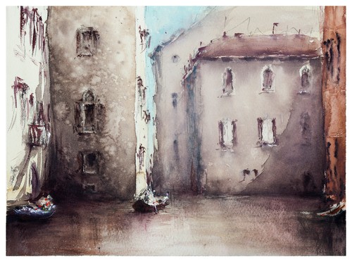 Original aquarell gemälde - aquarell,