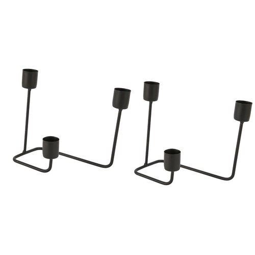 Arm candle holder - 3, black