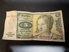 5 DM Deutsche Mark Schein