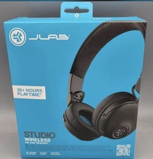 JLab Studio Wireless Kopfhörer, Bluetooth 30+ Stunden Akku / EQ3-Sound, On-Ear