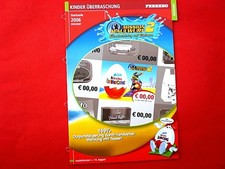 2006 FERRERO D  Werbefolder 1 Ü-Ei Serie MISSION MAULWURF 2