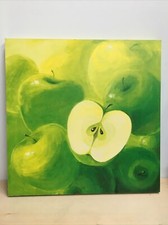 Inna Panasenko ""Apfel"" (Apfel) Druck auf MDF-Platine 49 cm x 49 cm (19,25"" x 19,25"")