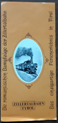 Faltblatt der zillertalbahn - der,