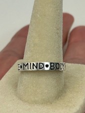 Sterling silver love peace - silver,