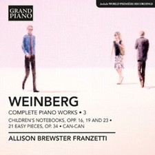 Weinberg Piano Works Vol. 3 CD