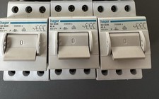 3x Hager SH363N X 363N 63A