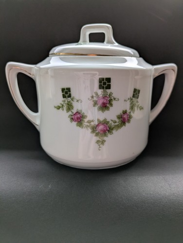 Vintage porzellan zuckerdose - vintage,