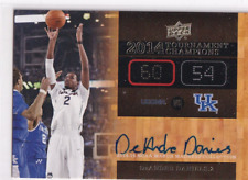 2014-15 Upper Deck NBA March Madness Card No. TC-19 DeAndre Daniels On-Card Auto