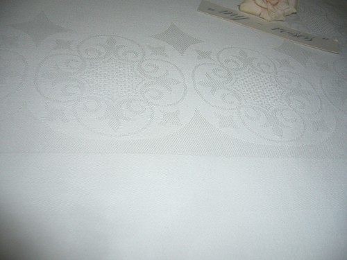 Alte ddr damast tischdecke - ddr,