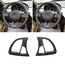 2x Carbon Fiber Lenkradtaste