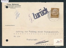 116741) Anschriftenprüfung 1938 Kellinghusen - Kiel 1