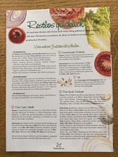 Vorwerk Finessen Club Thermomix 'Restlos glücklich' Tipps für Resteverwertung