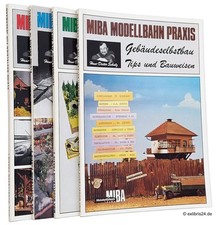 Schulz: MIBA Modellbahn Praxis, Band 1 bis 4 (vier Bände aus der Reihe)