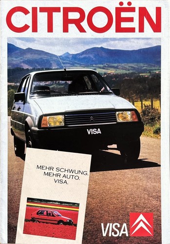 Citroen visa prospekt brochure - citroen,