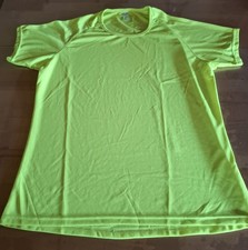 Damen T-Shirt - Sport Shirt- pflegeleichtes Material -Gr. 2XL -Farbe : Neon gelb