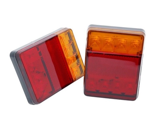 12v led rückleuchten mit 8 - led,