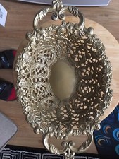 Antik Oval Obst Schale aus