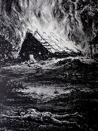 Lll paul weber - weber, "brennender