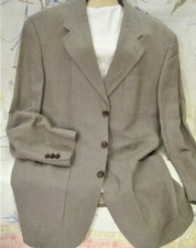 sportliches Sakko Rosner Modell ROMA Gr. 102 Leinensakko sandfarben neuwertig