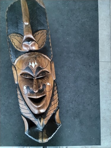 Große afrikanische holzmaske - große,