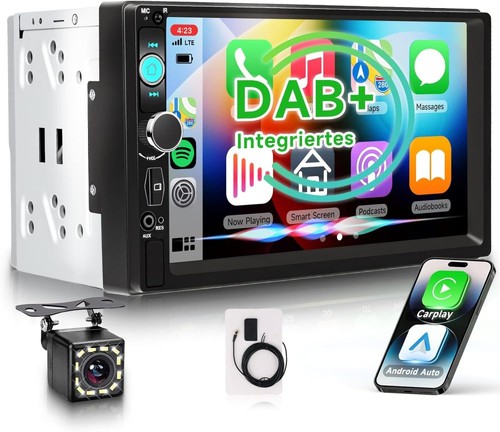 Apple carplay dab din 7 - dab+, 7"