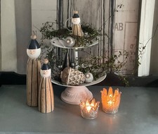 Shabby chic etagere - shabby,