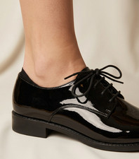 M&S Lack Oxford Schuhe Insolia