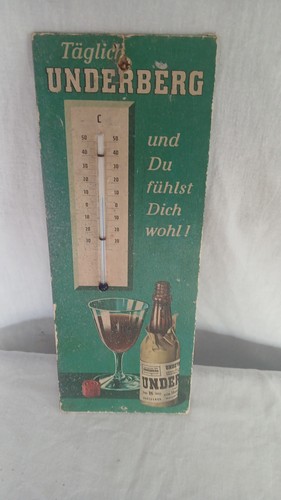 Underberg reklame thermometer - reklame,