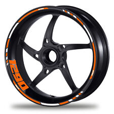 FELGENRANDAUFKLEBER passend für KTM SuperDuke SD 1290 R Motorrad Moto GP Style