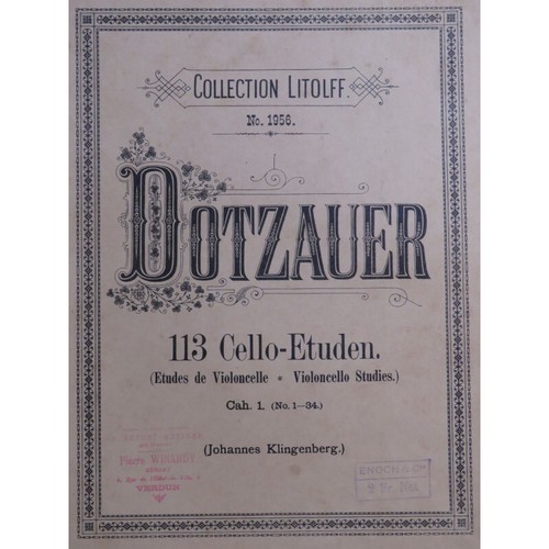 Dotzauer f studien - f.,