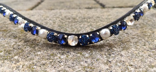 Stirnriemen blau - wb,