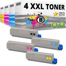 4 XXL TONER Patrone für OKI Data C5600 C5600N C5600DN C5700 C5700N C5700DN Set