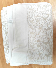 Kuscheldecke 150x190cm  Polyester Flausch, wollweiß Paisleymuster