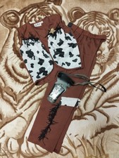 Kinder Cowboy Kostüm Gr. 140, Jungen Karneval Fasching Verkleidung Gebraucht