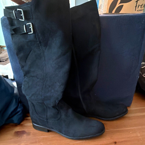Damen stiefel kniehoch schwarz - stiefel,