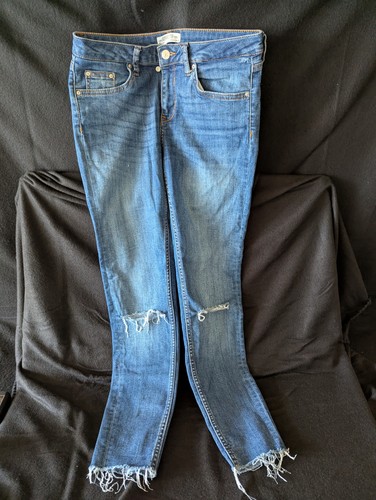 Blaue zerrissene jeans - blaue,