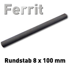 2 Ferrit Rundstäbe 8 x 100mm