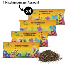 Blumensamen Mischungen Bienenwiese Wildblumen Schmetterling & Sommerblumen 100m²