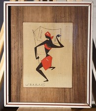 Gerahmte afrikanische Kunst