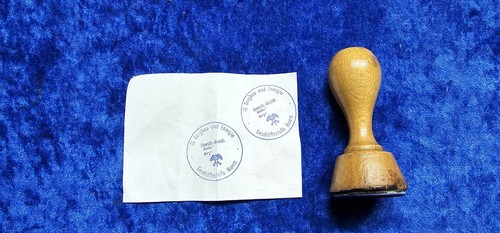 Bergbau alter bürostempel - ,