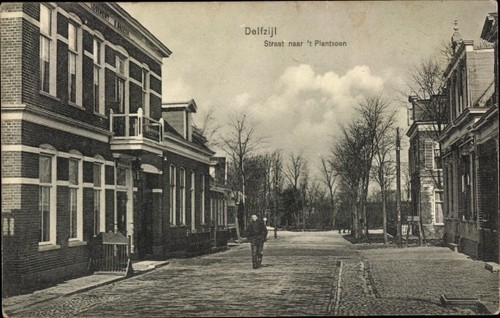 Delfzijl groningen straat - ak, groningen,