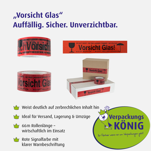 Klebeband vorsicht glas - klebeband,