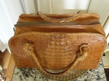 antike Tasche Handtasche Leder um 1940er Jahre