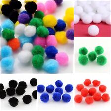 Pompons 10 ~ 30mm Baumwolle Pom Pom Bommeln Nähen Tilda Borte 60~150stk