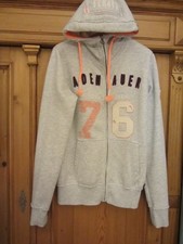 Adenauer & Co.  Sweatjacke -  mit Kapuze - Gr. M  - mehrfarbig - tw. used Look