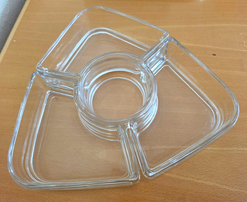 Servierschale glas - 4, x